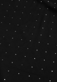 Born2be - Czarna Bluzka z Cyrkoniami i Dekoltem w Łódkę Saloriel. Okazja: na co dzień. Kolor: czarny. Materiał: poliester, skóra, jeans. Wzór: aplikacja. Styl: casual, wizytowy #4