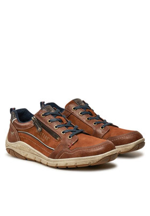 Mustang Sneakersy 4160-301 Brązowy. Kolor: brązowy. Materiał: materiał