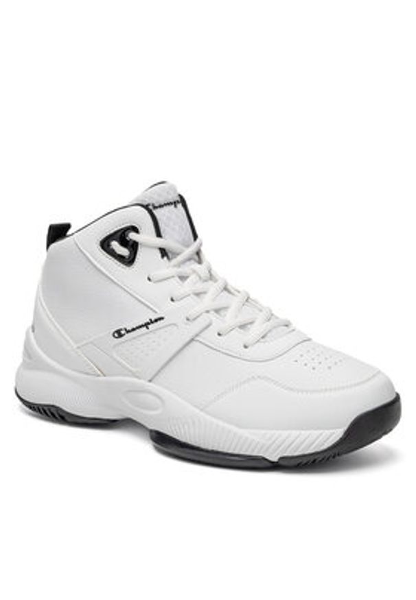 Champion Sneakersy ACADEMY MID CUT SHOE S22399-WW001 Biały. Kolor: biały. Materiał: materiał