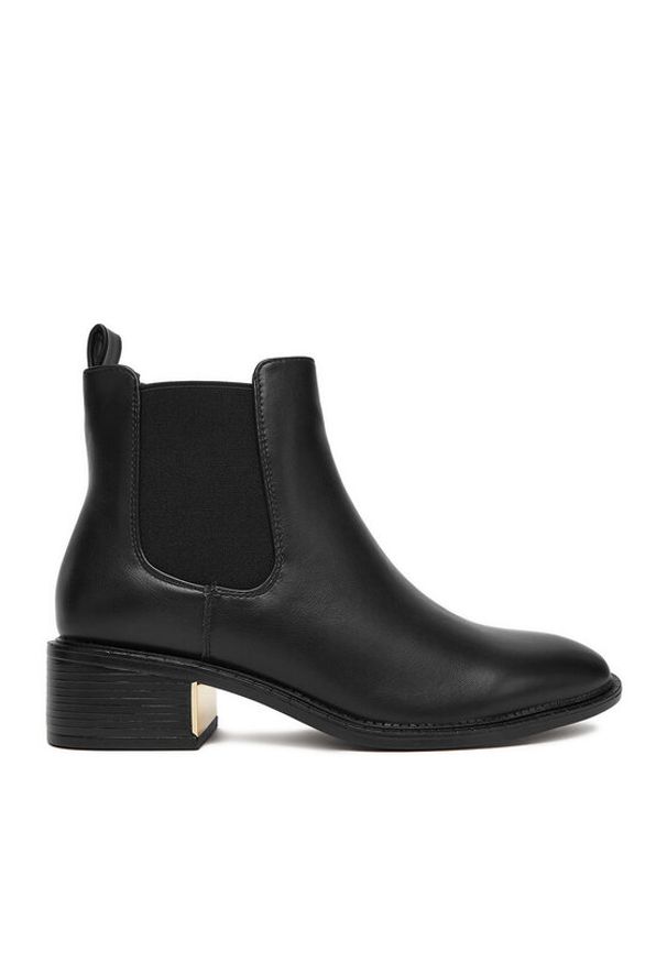 DeeZee Botki 5698 Czarny. Kolor: czarny. Materiał: syntetyk, materiał