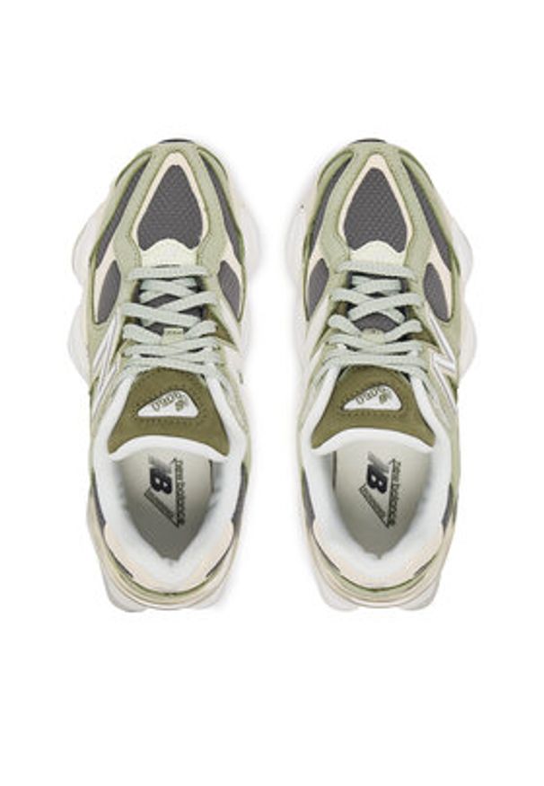 New Balance Sneakersy U9060CTD W Zielony. Kolor: zielony. Materiał: skóra, zamsz