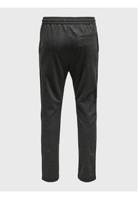 Only & Sons Spodnie materiałowe Linus 22023492 Czarny Relaxed Fit. Kolor: czarny. Materiał: syntetyk, materiał
