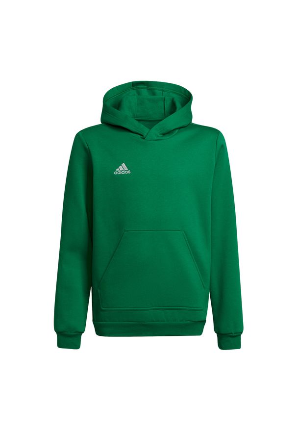 Adidas - Bluza dziecięca adidas Entrada 22. Kolor: biały, zielony, wielokolorowy. Materiał: materiał
