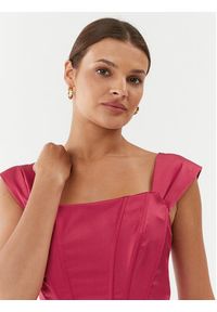 Rinascimento Sukienka koktajlowa CFC0115251003 Różowy Slim Fit. Kolor: różowy. Materiał: syntetyk. Styl: wizytowy #2