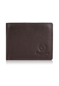 Portfel skórzany PAOLO PERUZZI T-76-BR brązowy. Kolor: brązowy. Materiał: skóra #1
