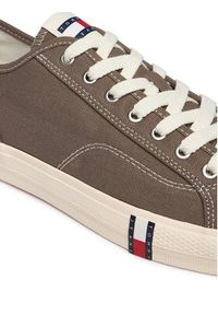 Tommy Jeans Tenisówki Archive Vulc Y2K EM0EM01674 Brązowy. Kolor: brązowy. Materiał: materiał #4