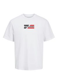 Jack & Jones - Jack&Jones T-Shirt Corp Graphic 12268415 Biały Regular Fit. Kolor: biały. Materiał: bawełna #3