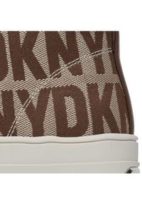 DKNY Trampki Yaser K1491518 Beżowy. Kolor: beżowy. Materiał: skóra #4