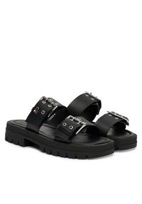 Tommy Jeans Klapki Tjw Buckle Straps Sandal EN0EN02966 Czarny. Kolor: czarny. Materiał: skóra #3