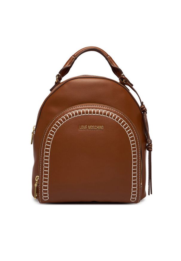 Love Moschino - Plecak LOVE MOSCHINO. Kolor: brązowy