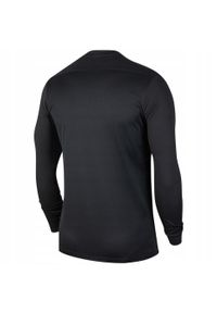 Nike - Męska Koszulka Z Długim Rękawem Park VII Jersey DriFIT. Kolor: czarny. Materiał: jersey. Długość rękawa: długi rękaw. Długość: długie. Sport: turystyka piesza