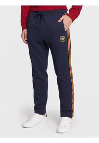 Polo Ralph Lauren Spodnie dresowe 710878906 Granatowy Regular Fit. Kolor: niebieski. Materiał: bawełna, dresówka #1