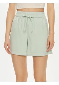 Vero Moda Szorty materiałowe Carmen 10278931 Zielony Loose Fit. Kolor: zielony. Materiał: wiskoza