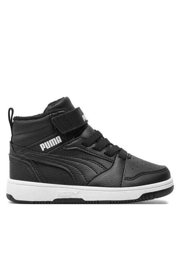 Puma Sneakersy Rebound V6 Mid Wtr Ac+ Ps 307979 01 Czarny. Kolor: czarny. Materiał: skóra