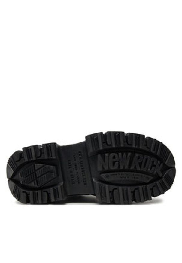 NEW ROCK Sneakersy M-WALL285-S2 Czarny. Kolor: czarny. Materiał: skóra