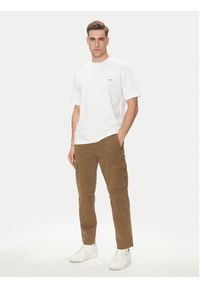 BOSS T-Shirt 50546374 Biały Relaxed Fit. Kolor: biały. Materiał: bawełna #4