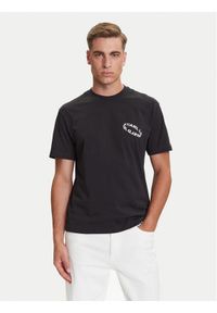 Karl Lagerfeld Jeans T-Shirt A3M17031 Czarny Regular Fit. Kolor: czarny. Materiał: bawełna