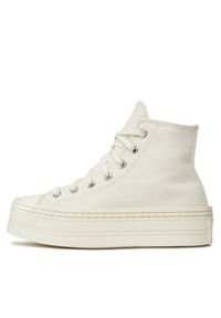 Converse Trampki Chuck Taylor All Star Modern Lift Platform Canvas A06140C Beżowy. Kolor: beżowy. Obcas: na platformie