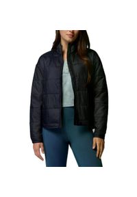 columbia - Kurtka COLUMBIA SIENNA HILL QUILTED JACKET Czarny. Kolor: czarny. Materiał: syntetyk