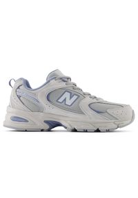 Buty unisex New Balance U530SMB – szare. Kolor: szary. Materiał: zamsz. Szerokość cholewki: normalna. Sezon: lato. Sport: turystyka piesza