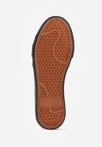 Renee - Czarne Casualowe Trampki w Stylu Basic Tulipmeadow. Okazja: na co dzień. Kolor: czarny. Materiał: jeans, skóra, koronka. Styl: casual #8