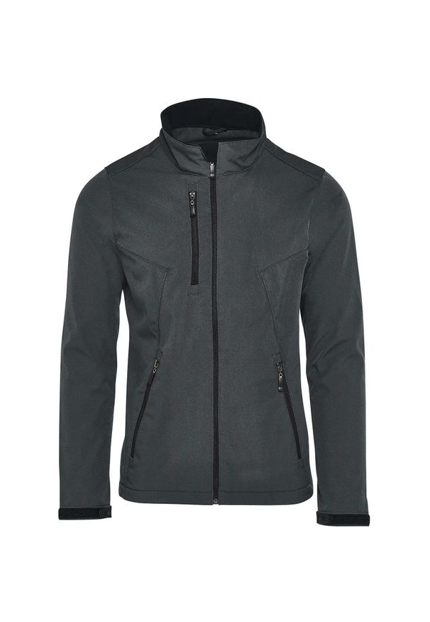 SG - Męska Kurtka Soft Shell Signature Bez Metki. Kolor: wielokolorowy, szary, brązowy. Sport: turystyka piesza