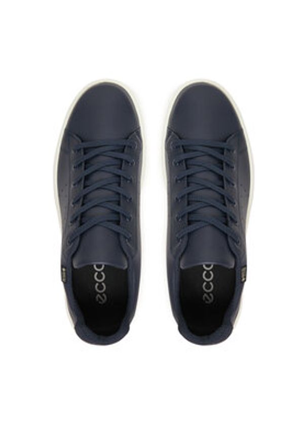 ecco - ECCO Sneakersy Street 720 52088401038 Granatowy. Kolor: niebieski. Materiał: skóra