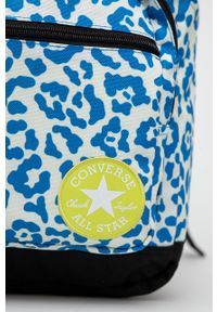 Converse Plecak damski duży wzorzysty. Kolor: niebieski