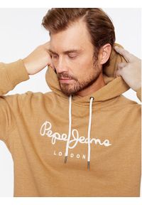 Pepe Jeans Bluza PM582521 Żółty Regular Fit. Kolor: żółty. Materiał: syntetyk, bawełna