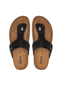 Geox Japonki U Sandal Ghita D U159VD 00032 C9999 Czarny. Kolor: czarny. Materiał: skóra, nubuk #5