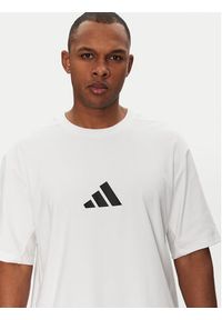 Adidas - adidas T-Shirt Z.N.E. JC5482 Biały Loose Fit. Kolor: biały. Materiał: syntetyk #5