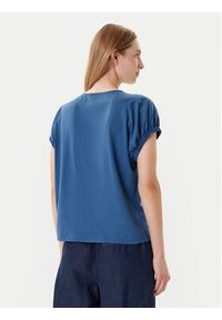 United Colors of Benetton - United Colors Of Benetton Bluzka 3J5CD109V Granatowy Relaxed Fit. Kolor: niebieski. Materiał: bawełna #3
