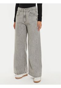 ViCOLO Jeansy DS0004 Szary Wide Leg. Kolor: szary