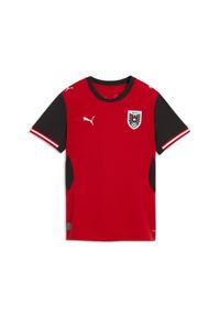 Puma - Damska koszulka domowa reprezentacji Austrii 2026 PUMA. Kolor: czerwony, wielokolorowy, czarny. Sport: piłka nożna #1