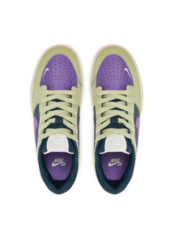 Nike Sneakersy Sb Force 58 Prm L DV5476 300 Zielony. Kolor: zielony. Materiał: skóra