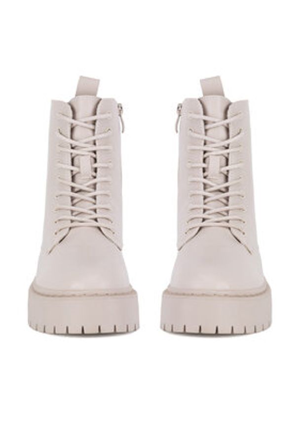 DeeZee Trzewiki HY13123-1A Beżowy. Kolor: beżowy. Materiał: materiał