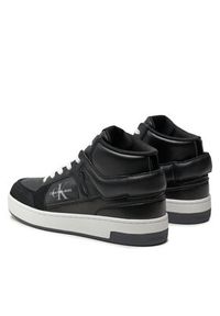 Calvin Klein Jeans Sneakersy Basket Cupsole High Mix Ml Mtr YW0YW01489 Czarny. Kolor: czarny. Materiał: skóra #5