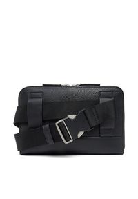 TOMMY HILFIGER - Tommy Hilfiger Saszetka nerka Th Central Bumbag AM0AM13352 Czarny. Kolor: czarny. Materiał: skóra
