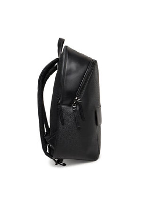 Calvin Klein Plecak Ck Sleek 2G Round Bp Mono K50K512959 Czarny. Kolor: czarny. Materiał: materiał
