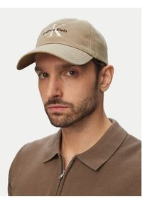 Calvin Klein Czapka z daszkiem Monologo Embroidery Baseball Cap LV04G5004G Beżowy. Kolor: beżowy. Materiał: bawełna #2