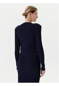 Guess Kardigan W5YR09 Z0130 Granatowy Regular Fit. Kolor: niebieski. Materiał: syntetyk #4
