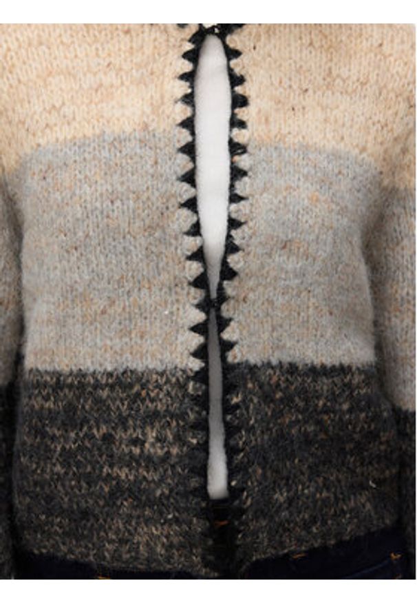 Vero Moda Sweter Jenna 10335750 Beżowy Standard Fit. Kolor: beżowy. Materiał: syntetyk