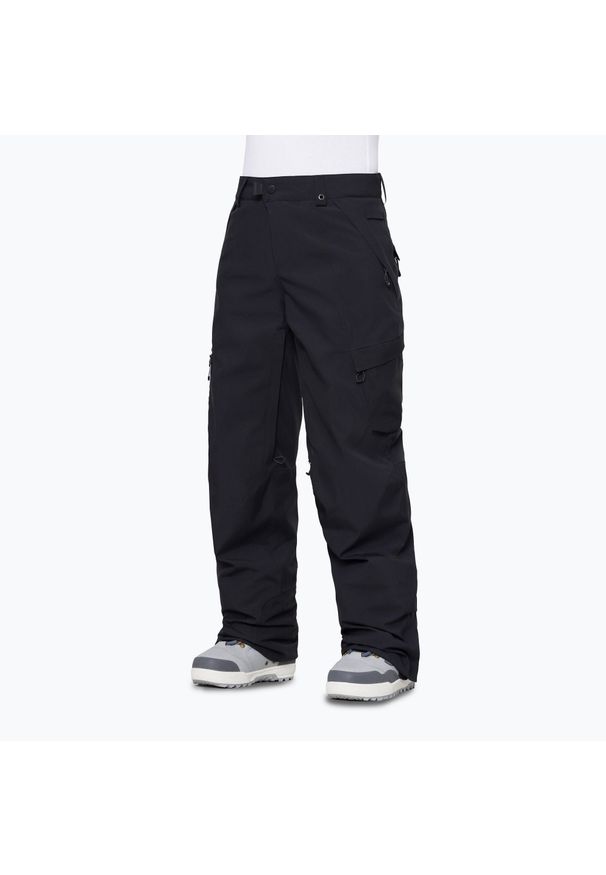 GEOLOGIC - Spodnie snowboardowe damskie 686 Geode Thermagraph. Kolor: czarny. Sezon: zima. Sport: snowboard