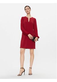 Rinascimento Sukienka koktajlowa CFC0116242003 Czerwony Relaxed Fit. Kolor: czerwony. Materiał: syntetyk. Styl: wizytowy #4
