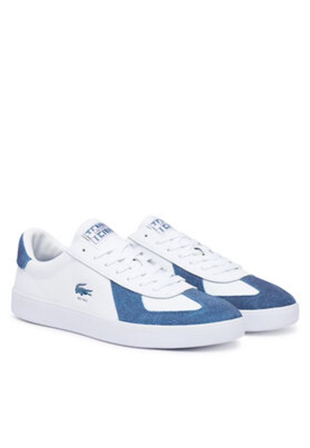 Lacoste Sneakersy Baseshot Pro 51SMA0118 Biały. Kolor: biały. Materiał: skóra