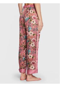 Liu Jo Spodnie piżamowe 5F2080 T2449 Różowy Relaxed Fit. Kolor: różowy. Materiał: syntetyk #3