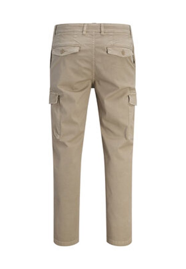 Jack & Jones Spodnie materiałowe Stace Arthur 12282388 Beżowy Regular Fit. Kolor: beżowy. Materiał: bawełna