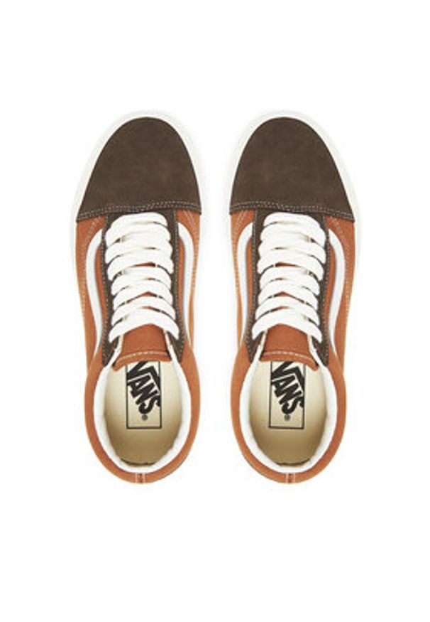 Vans Tenisówki Old Skool VN000D9YBW21 Brązowy. Kolor: brązowy. Materiał: materiał