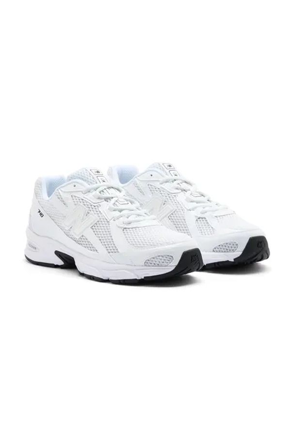 New Balance - NEW BALANCE U740WW2 Sneakersy damskie. Okazja: na co dzień. Kolor: biały. Materiał: syntetyk, guma. Szerokość cholewki: normalna. Sezon: lato