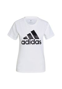 Adidas - LOUNGEWEAR Essentials Logo Tee. Kolor: wielokolorowy, czarny, biały